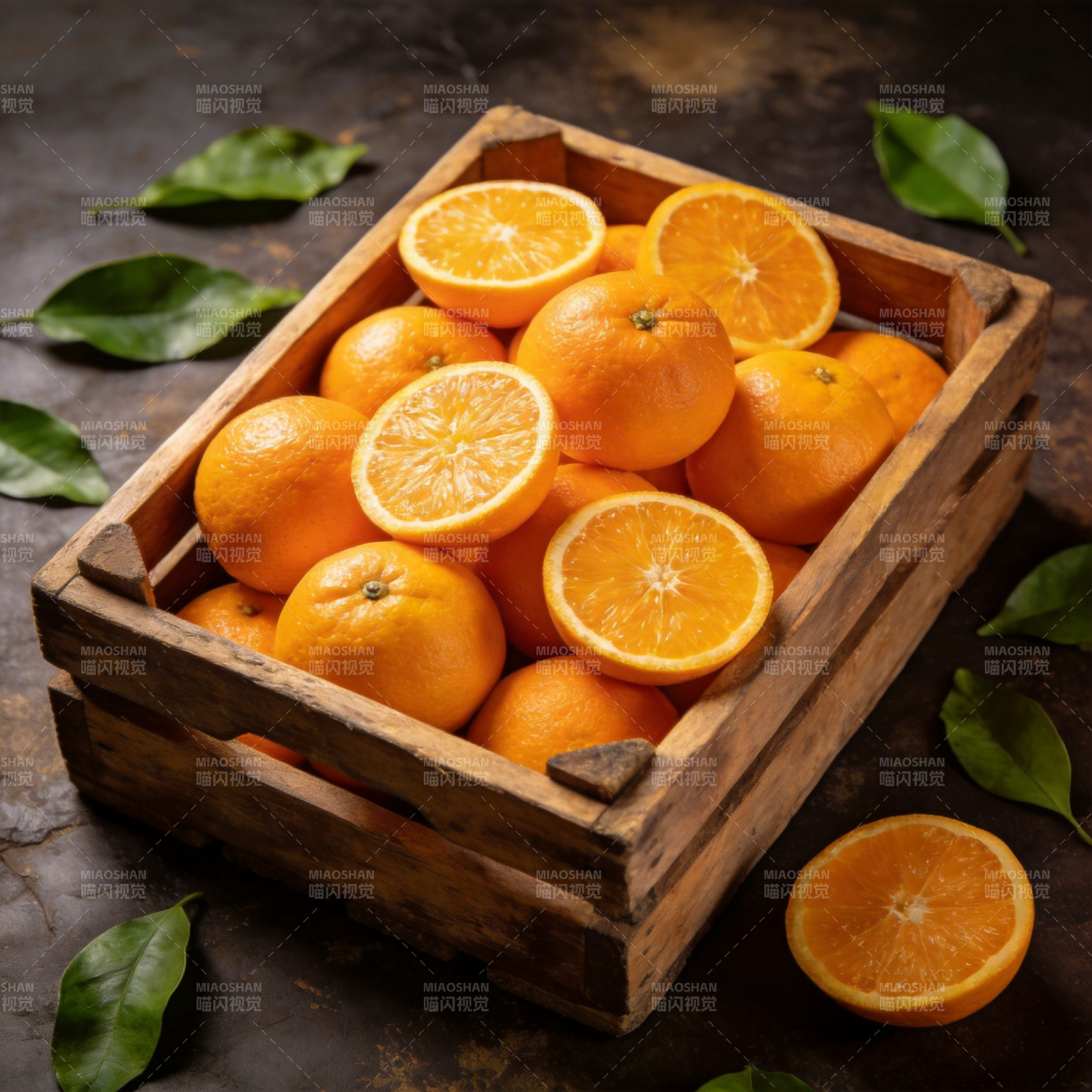 橙香满箱图片