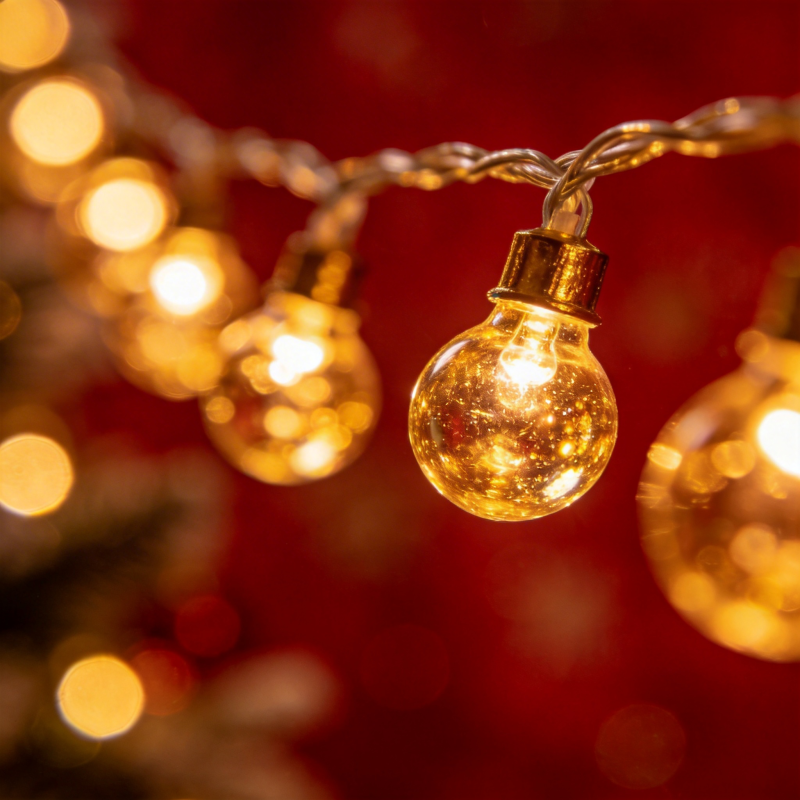 温暖圣诞灯饰图片