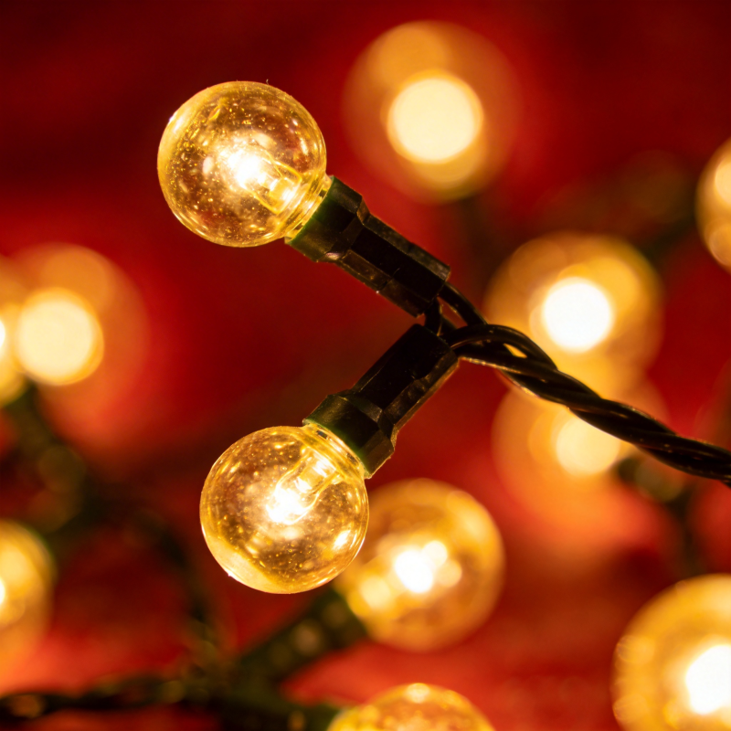 温暖的节日灯饰图片