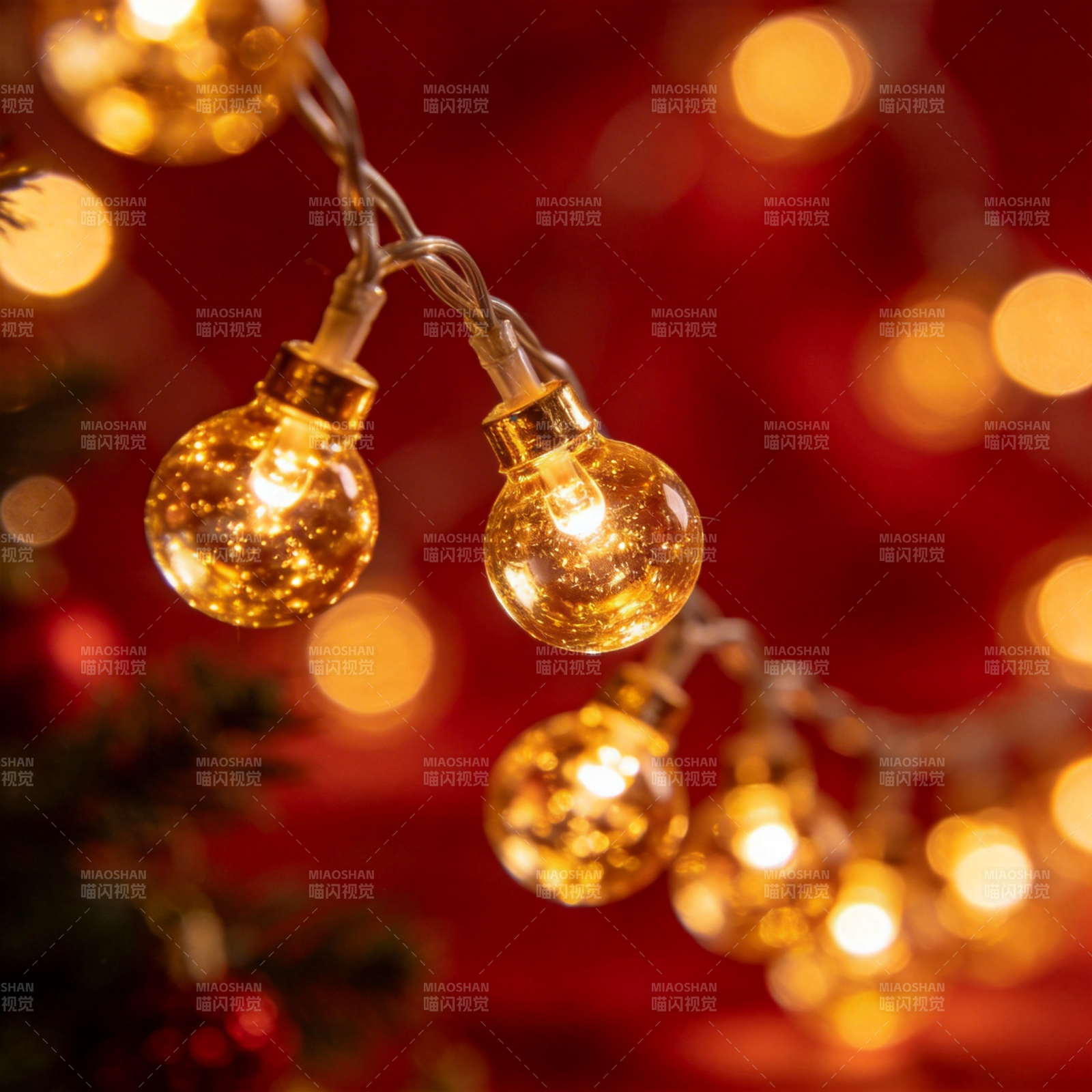 温暖圣诞灯饰图片