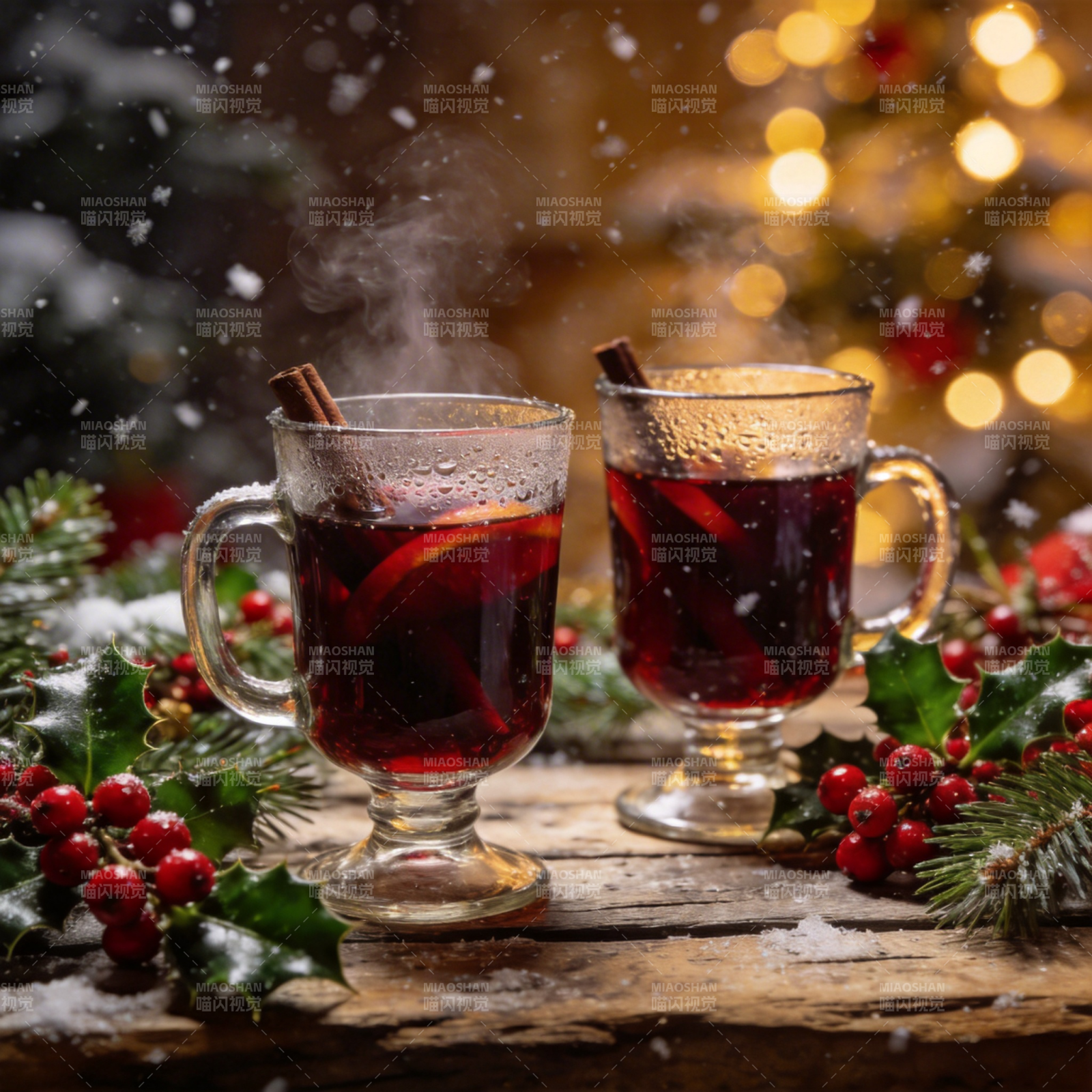 冬日热红酒图片
