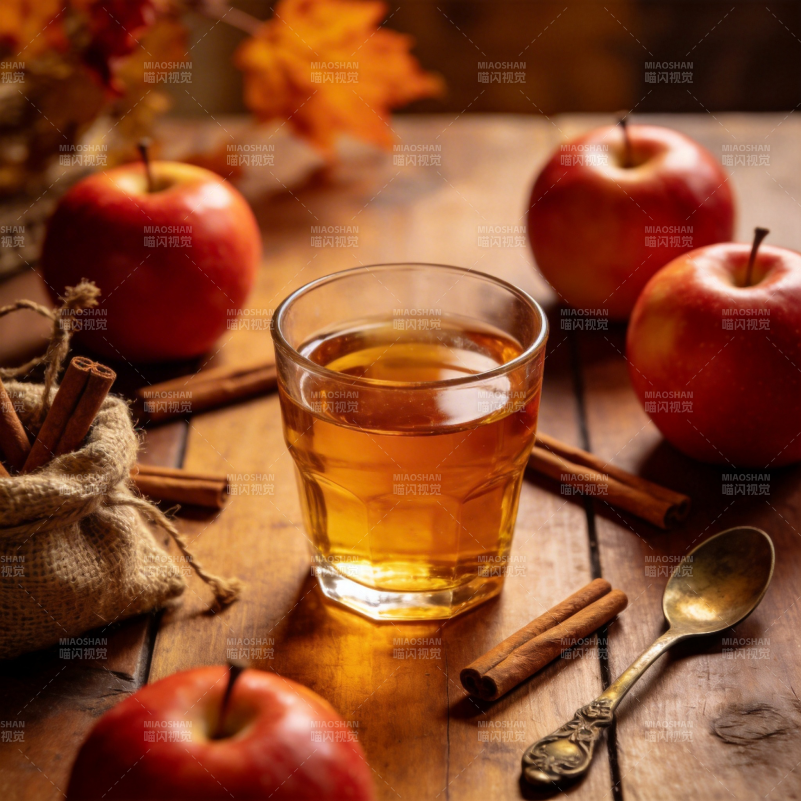 秋日苹果酒香图片