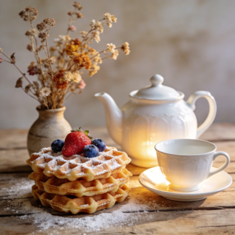 甜蜜早餐时光图片