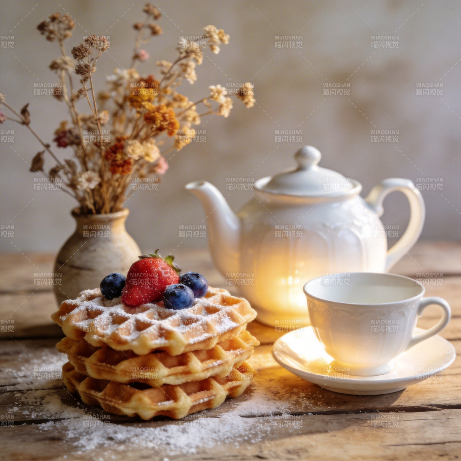 甜蜜早餐时光图片