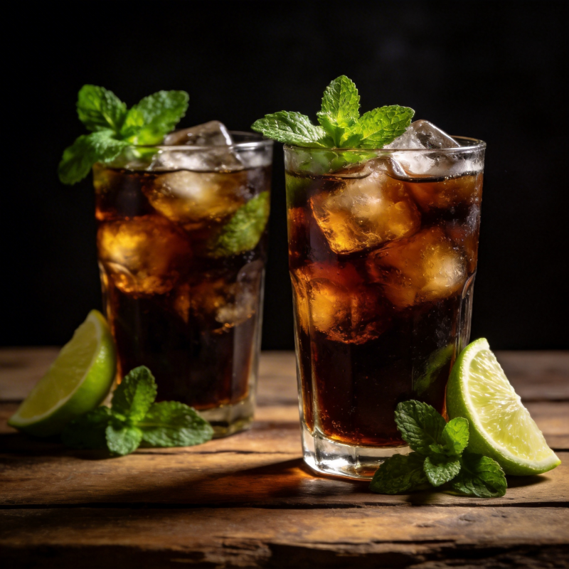 冰镇薄荷可乐图片