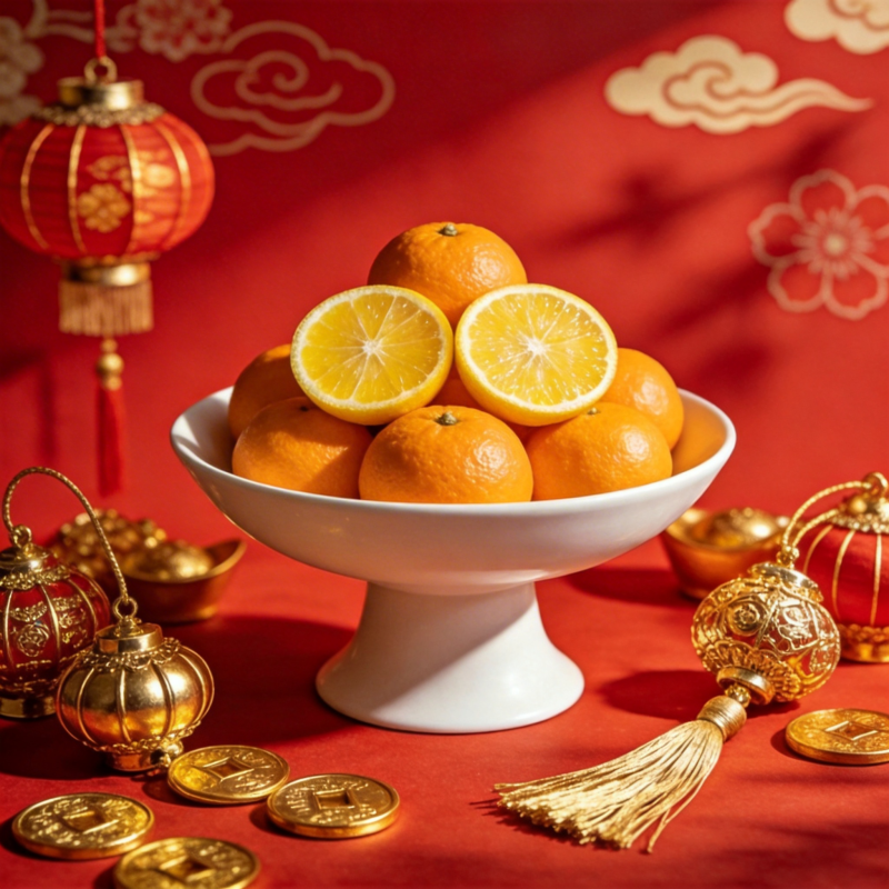 橙香迎春 金喜满堂图片