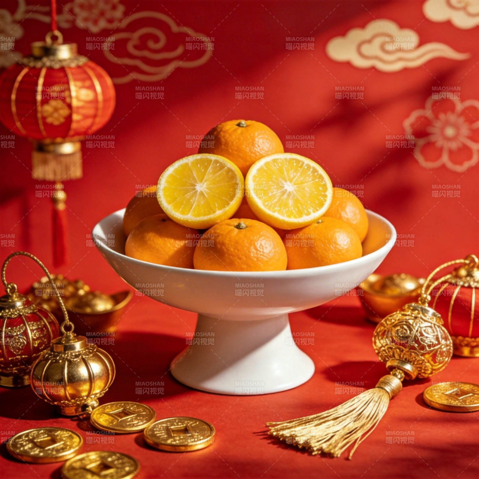 橙香迎春 金喜满堂图片