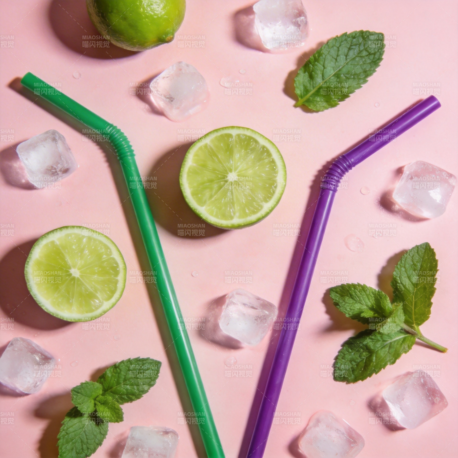 清凉饮品配饰图片