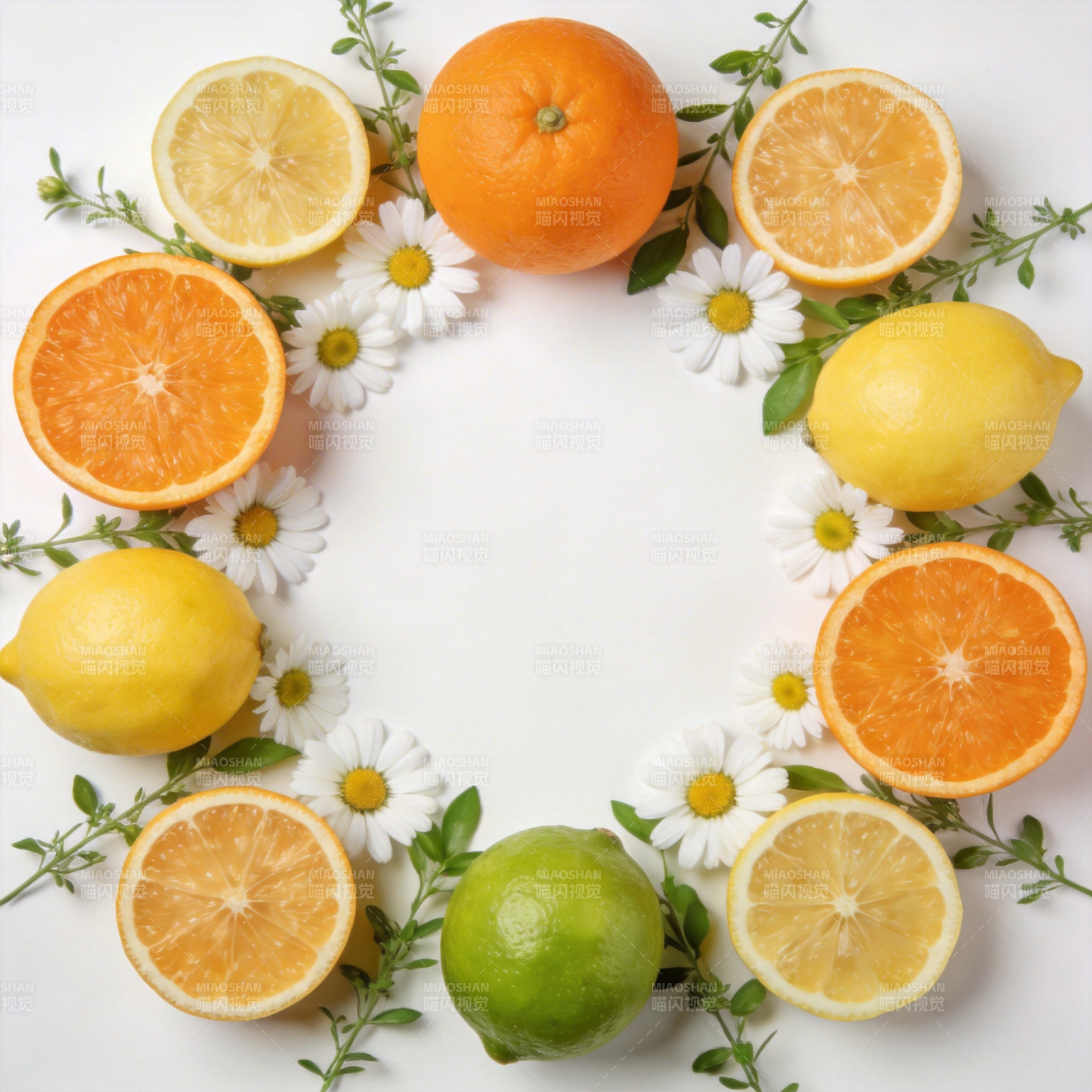 柑橘花环图片