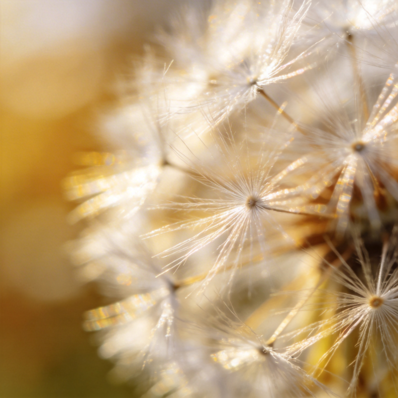 蒲公英的轻盈飘散图片