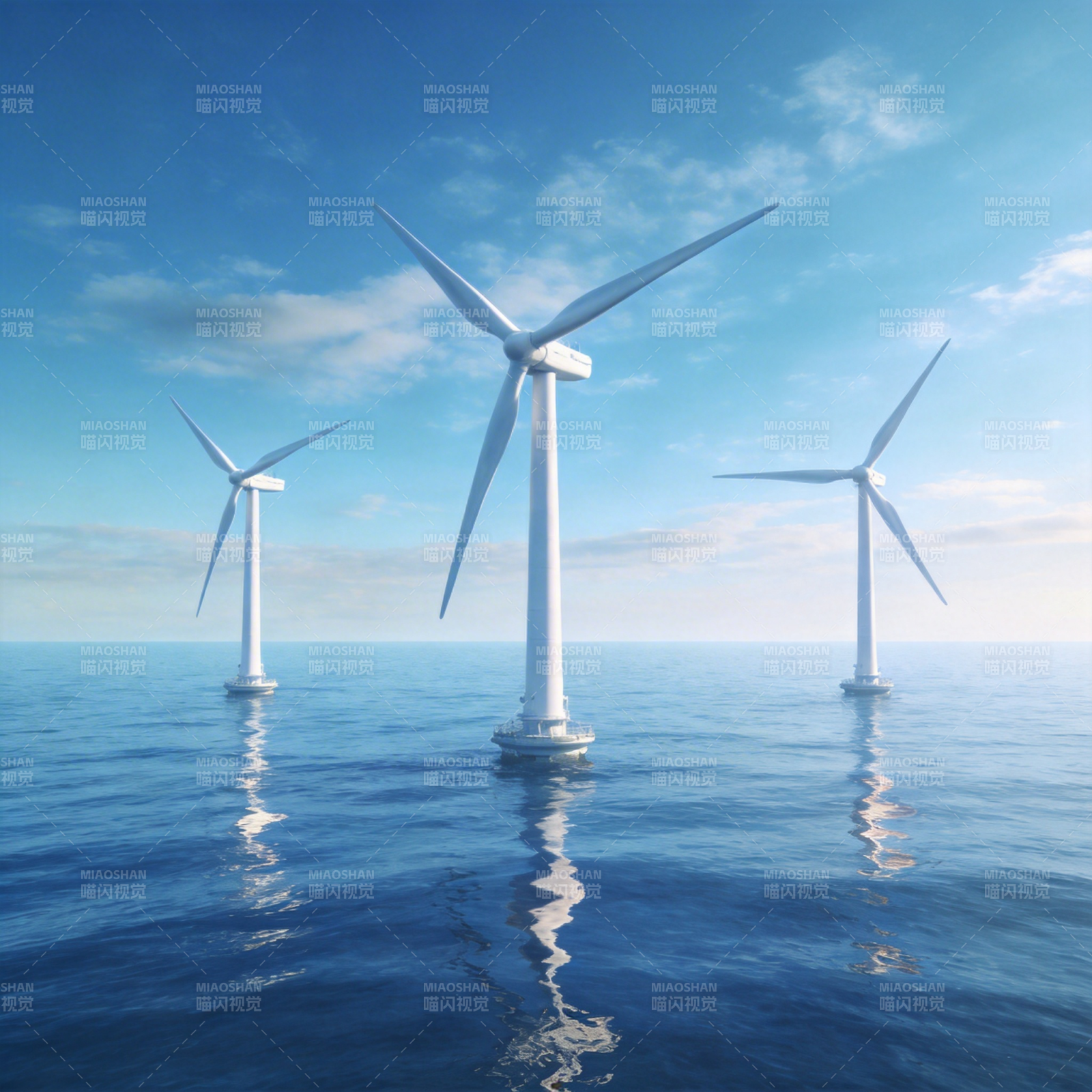 海上风力发电图片