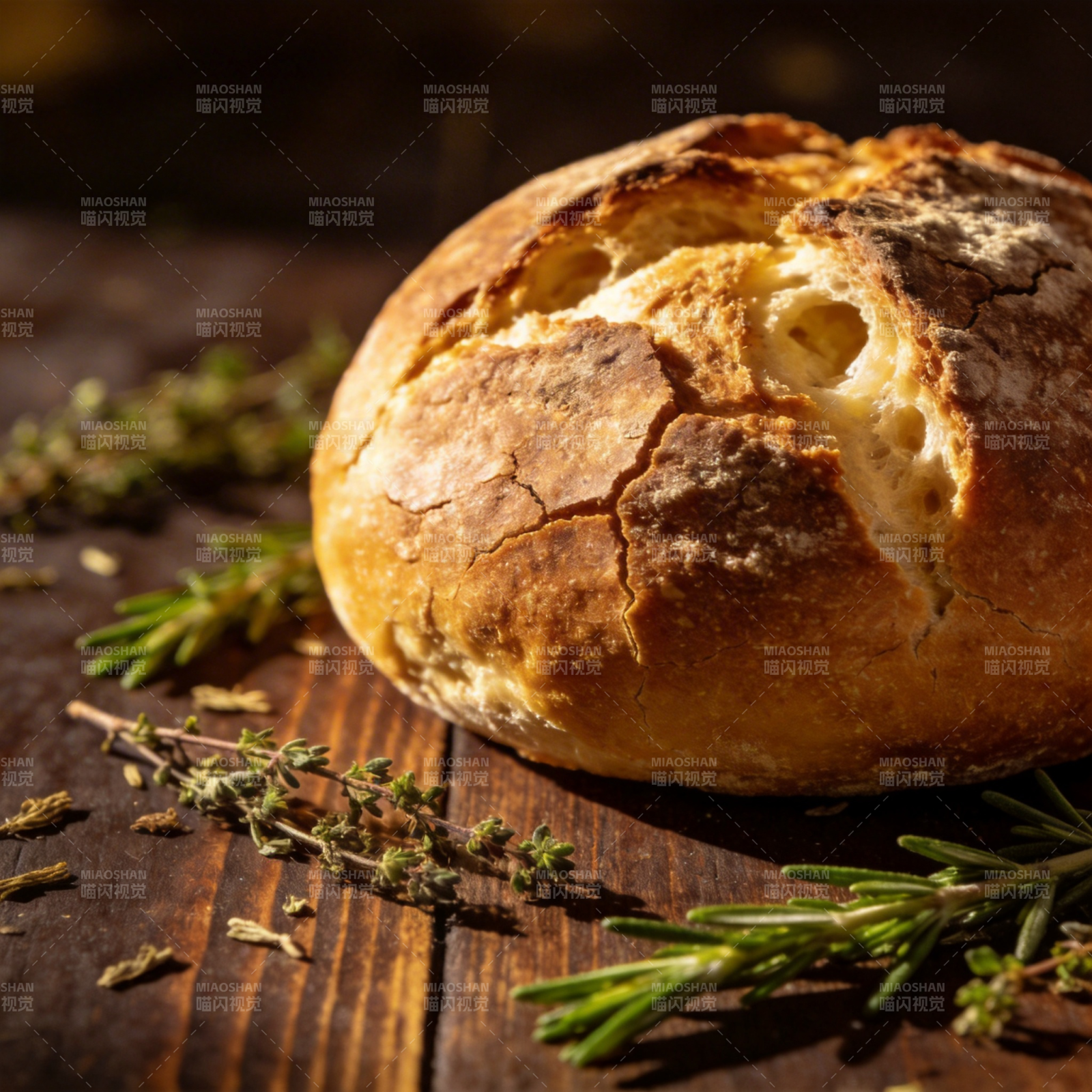 香草面包图片