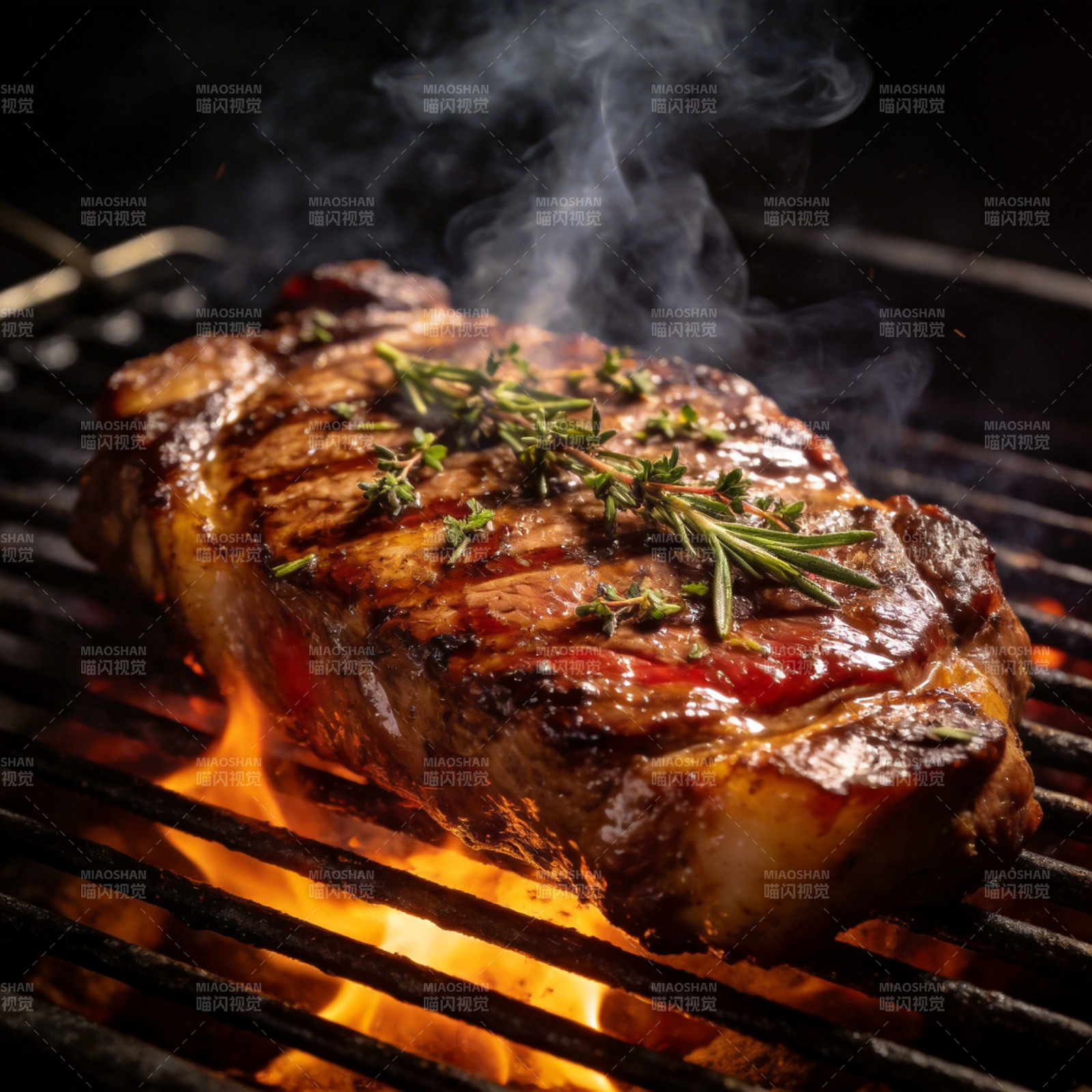 烤肉飘香图片