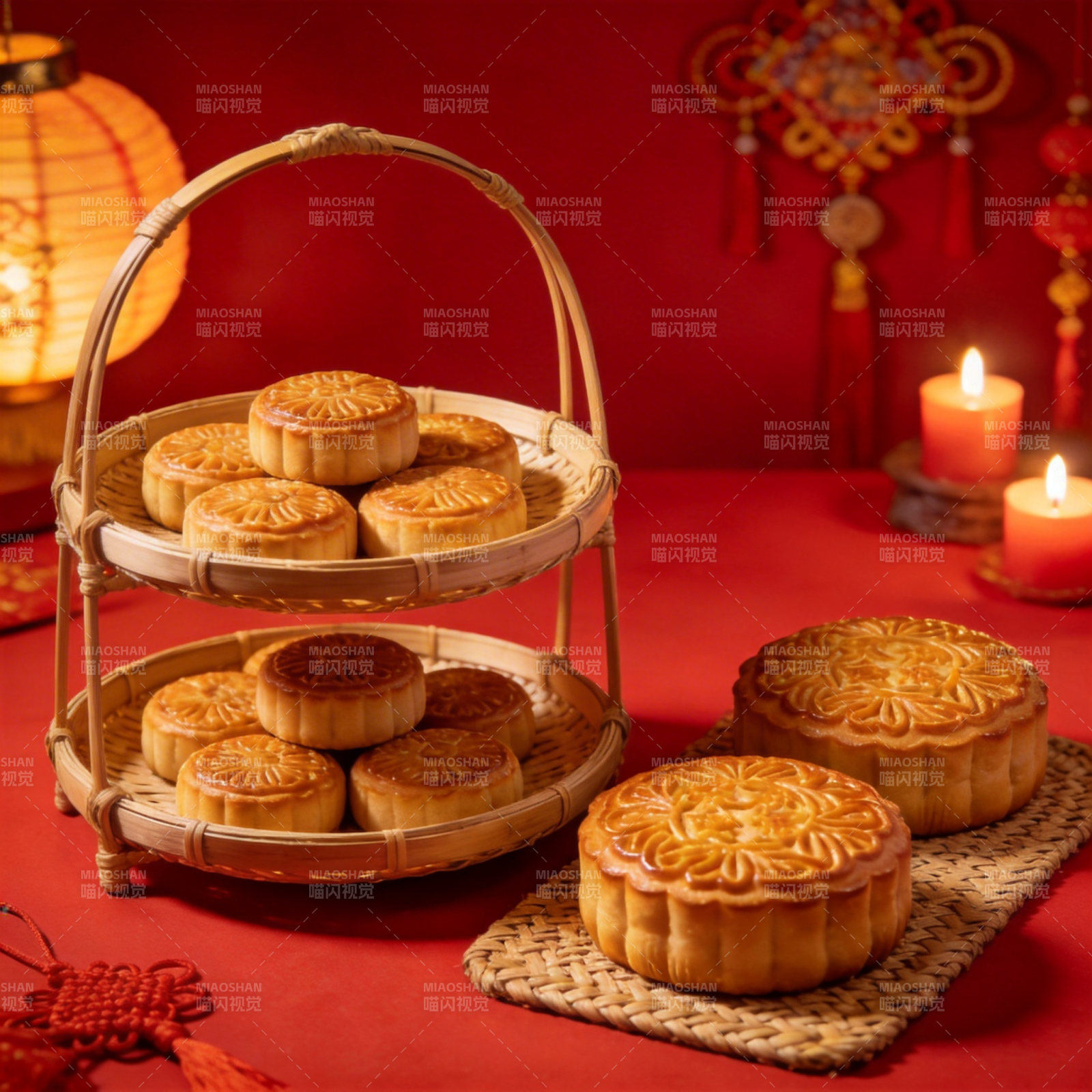 中秋月饼礼盒图片