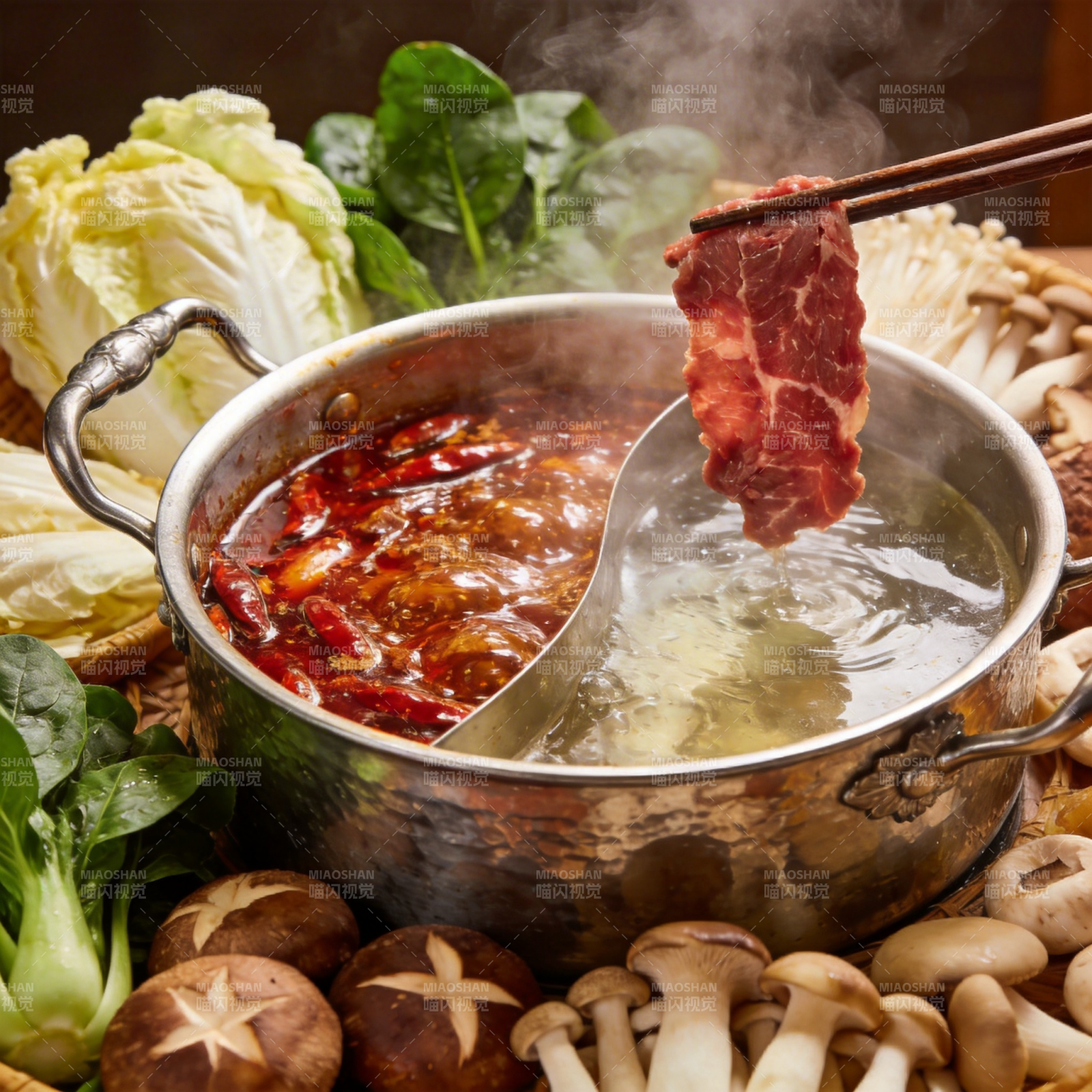 麻辣火锅盛宴图片