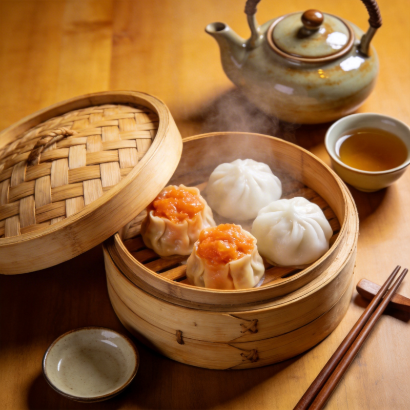 蒸笼美食 热气腾腾图片