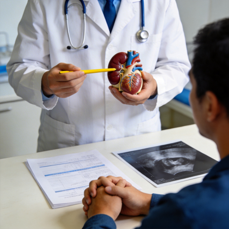 医生讲解心脏模型图片