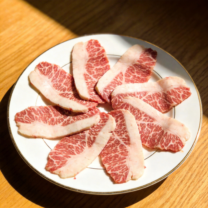 雪花牛肉片图片