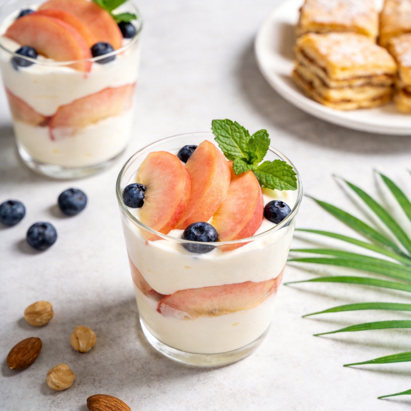 水果酸奶杯图片