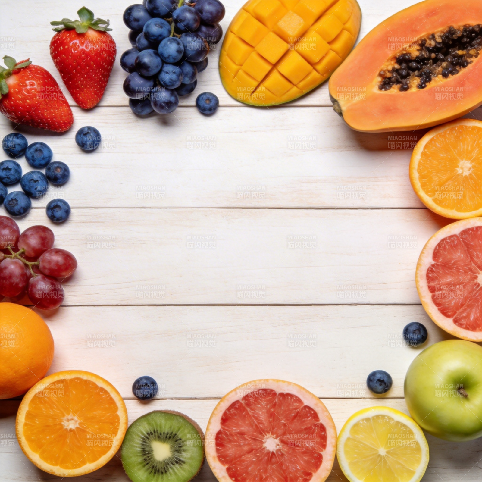 缤纷水果拼盘图片