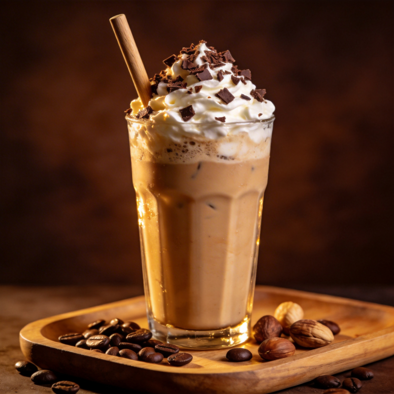 巧克力咖啡奶昔图片