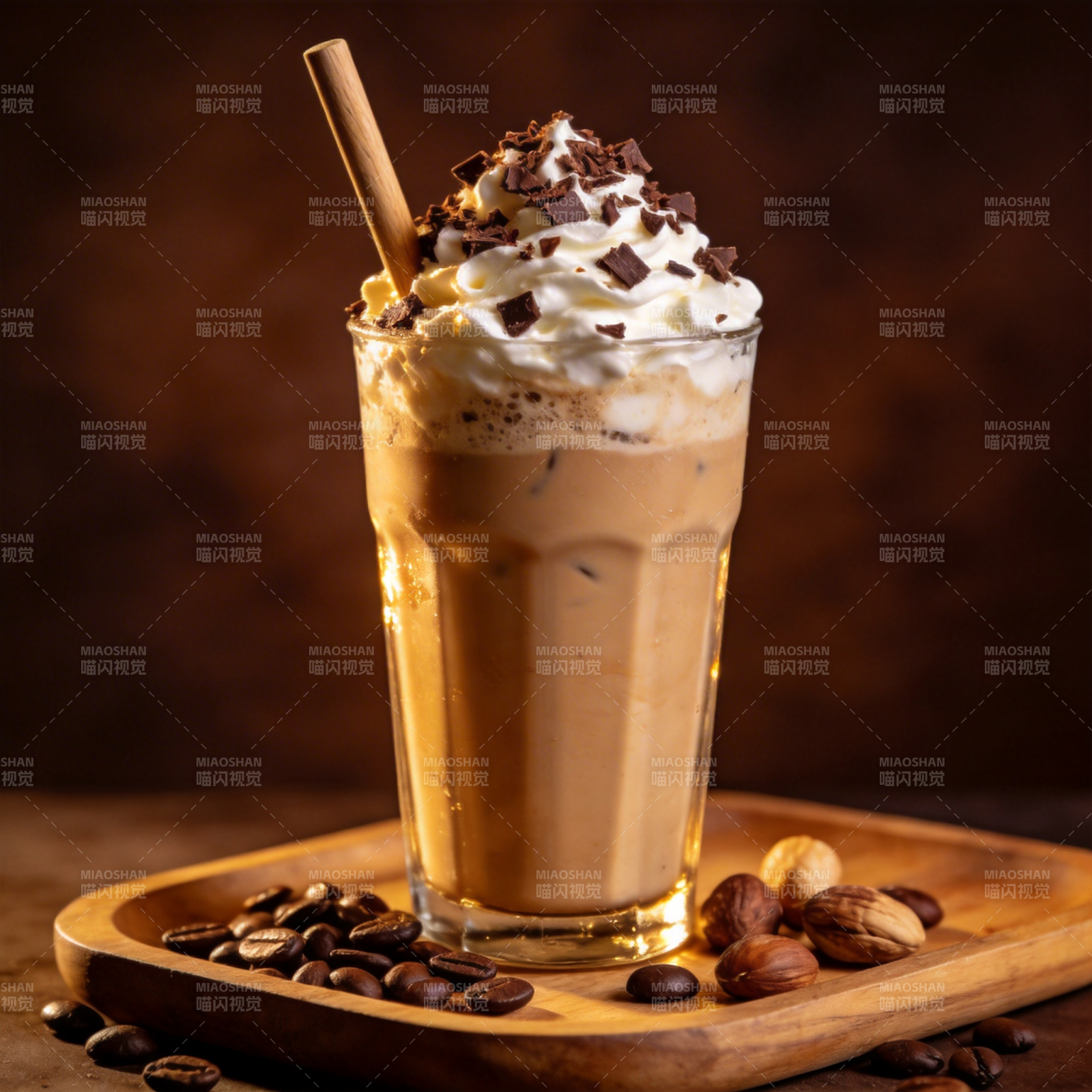 巧克力咖啡奶昔图片