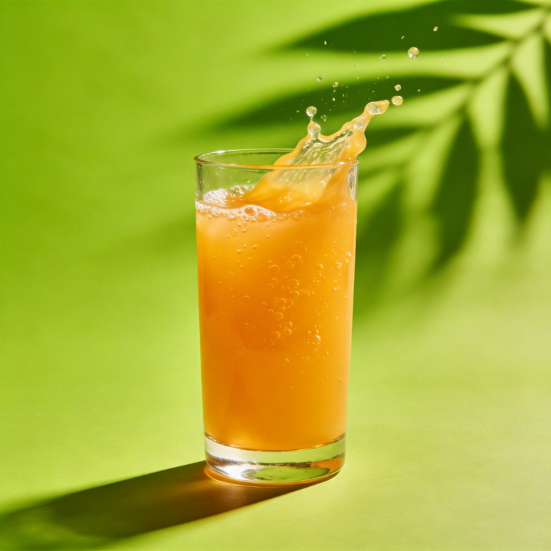 橙汁飞溅 夏日清凉图片