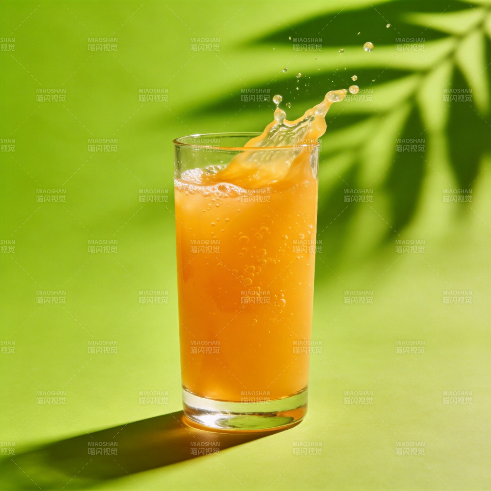 橙汁飞溅 夏日清凉图片