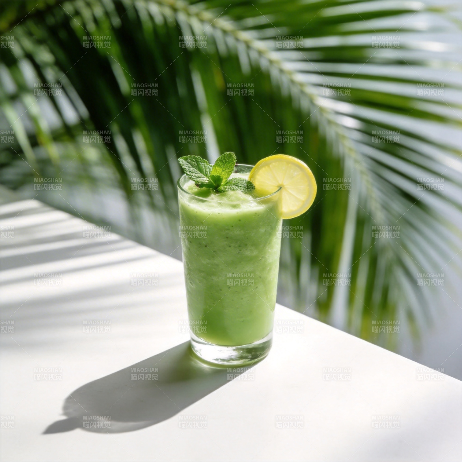 绿意清凉饮品图片