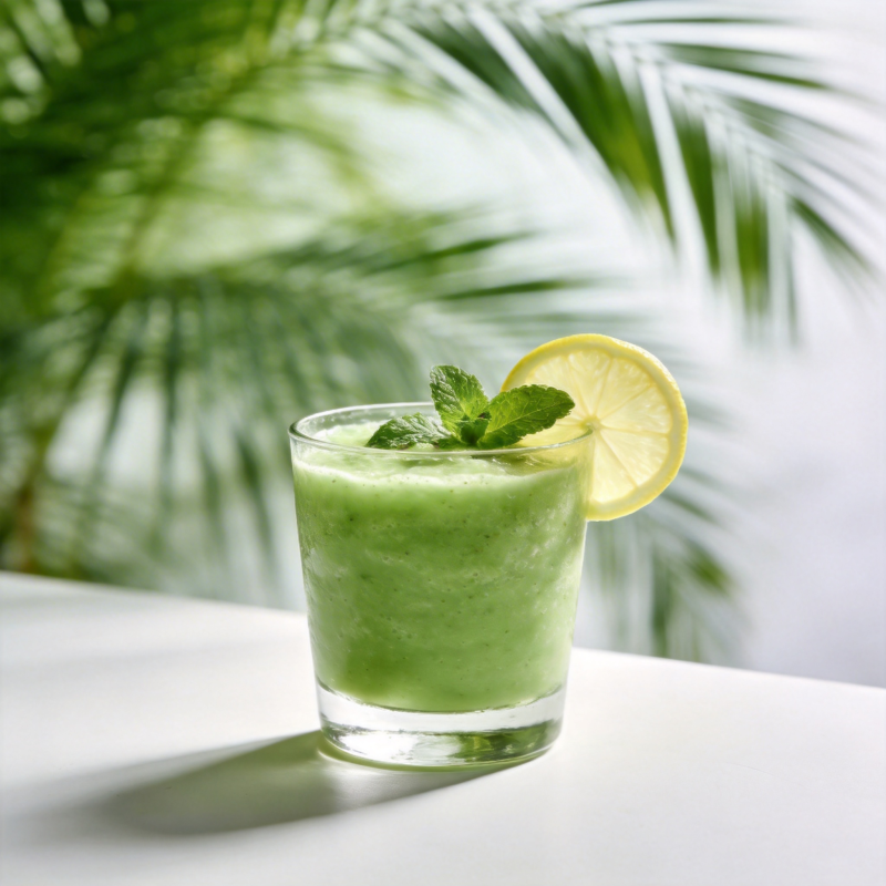 清爽绿色饮品图片