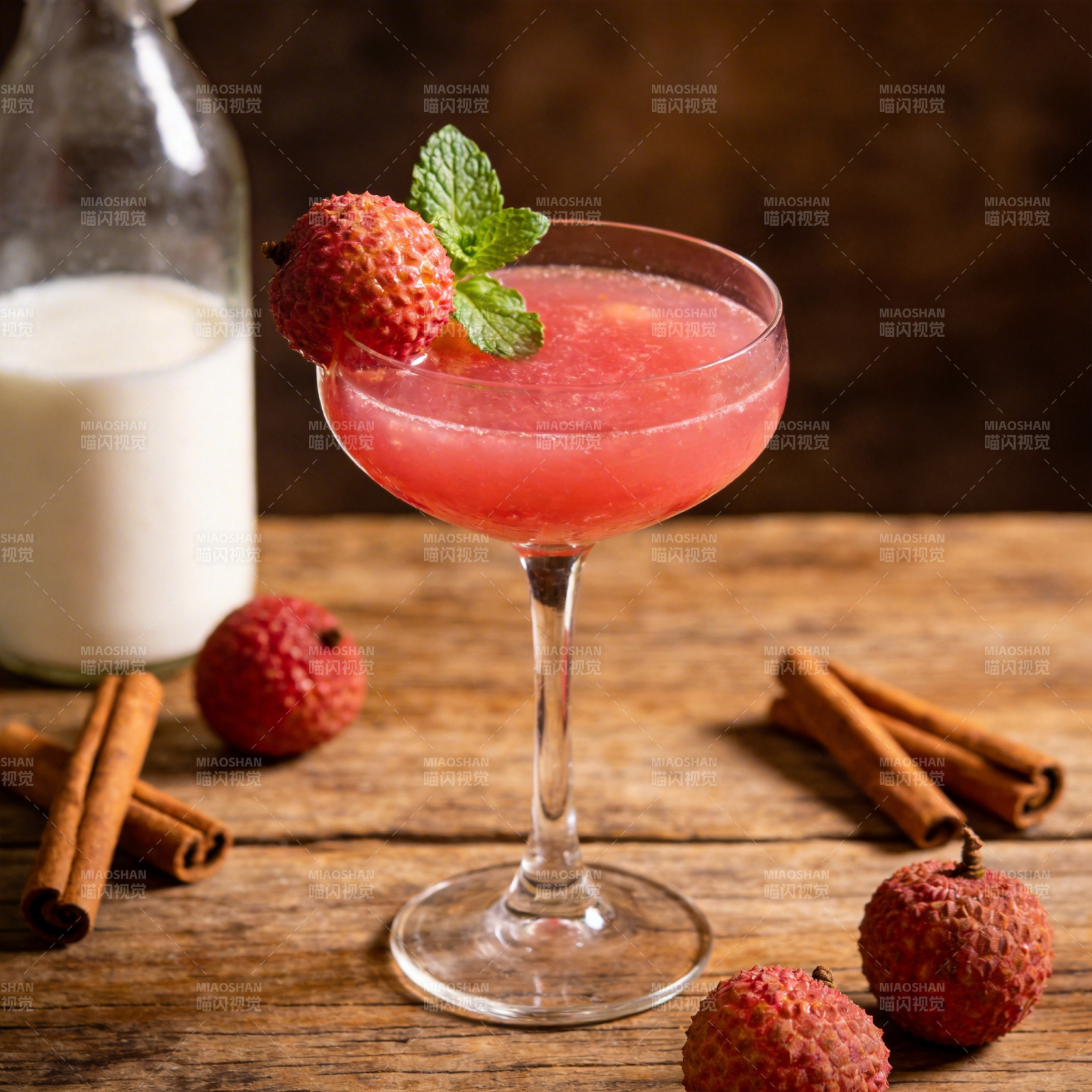 荔枝鸡尾酒图片