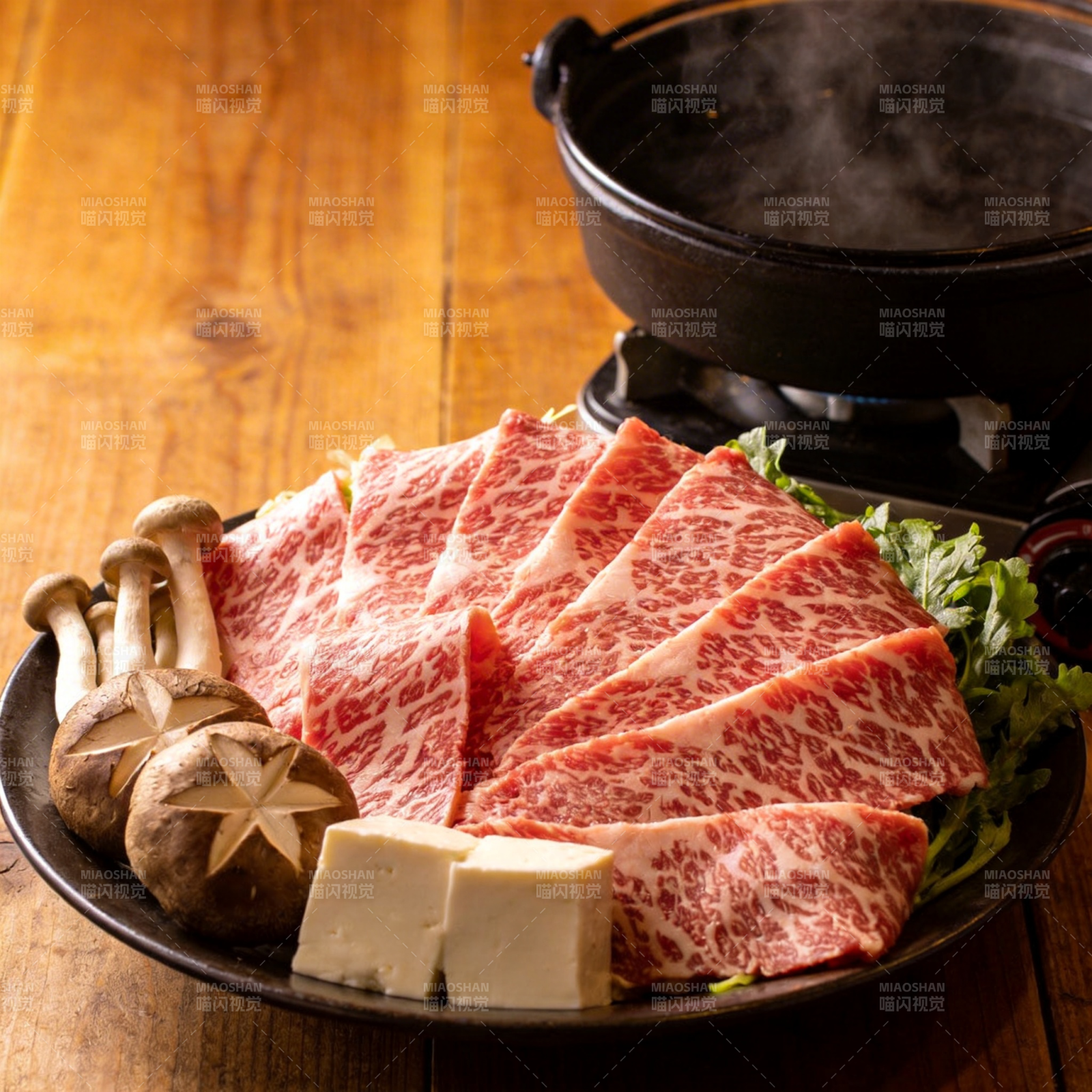 和牛火锅食材拼盘图片