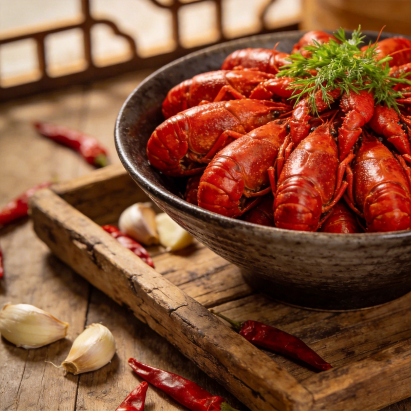 麻辣小龙虾盛宴图片