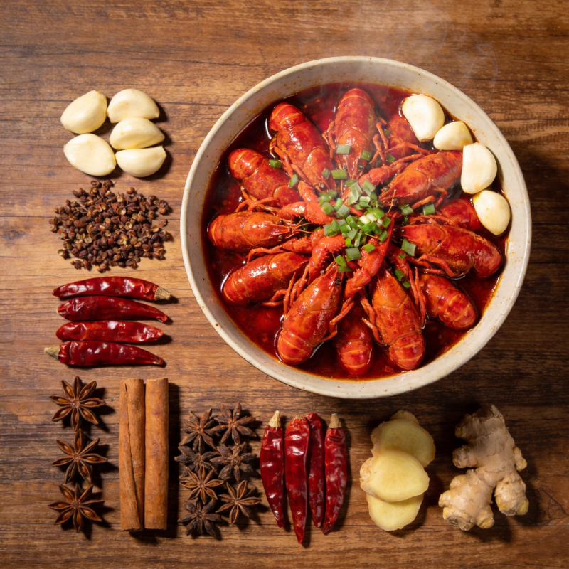 麻辣小龙虾盛宴图片
