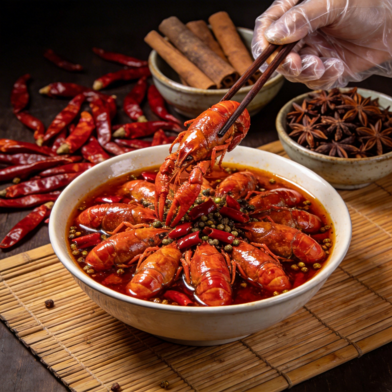 麻辣小龙虾盛宴图片