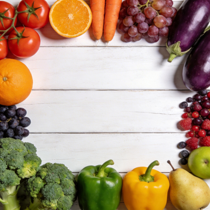 新鲜蔬果拼盘图片