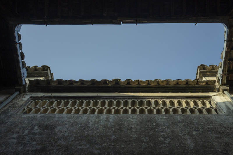 古建筑天窗景致图片