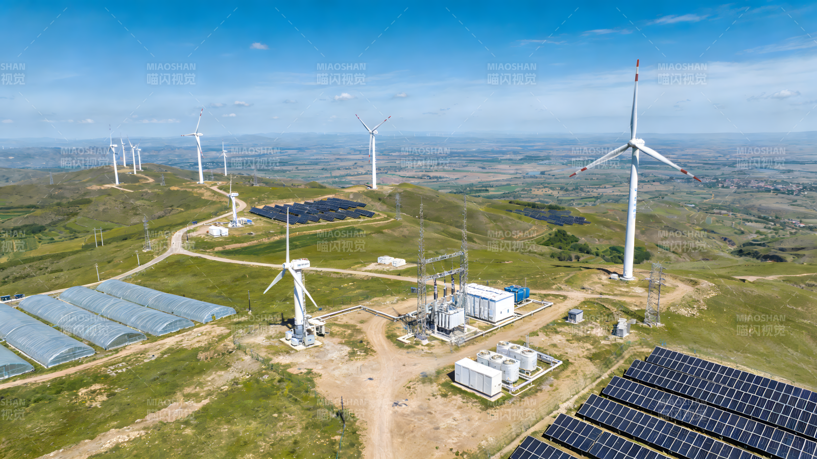 风光互补电站图片