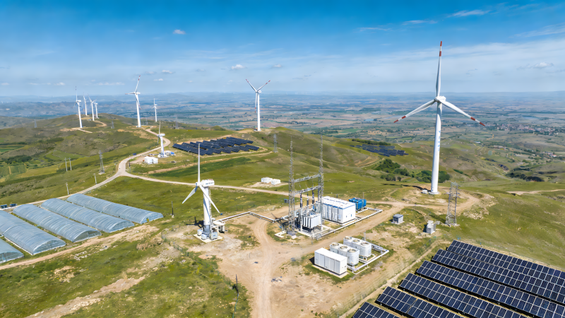 风光互补电站图片