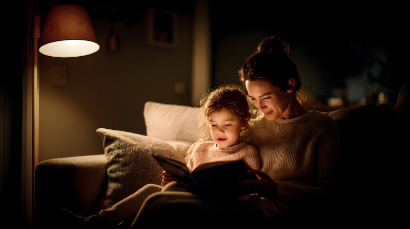 温馨夜读时光图片