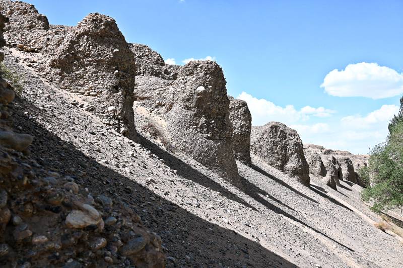甘肃敦煌古城堡遗址图片