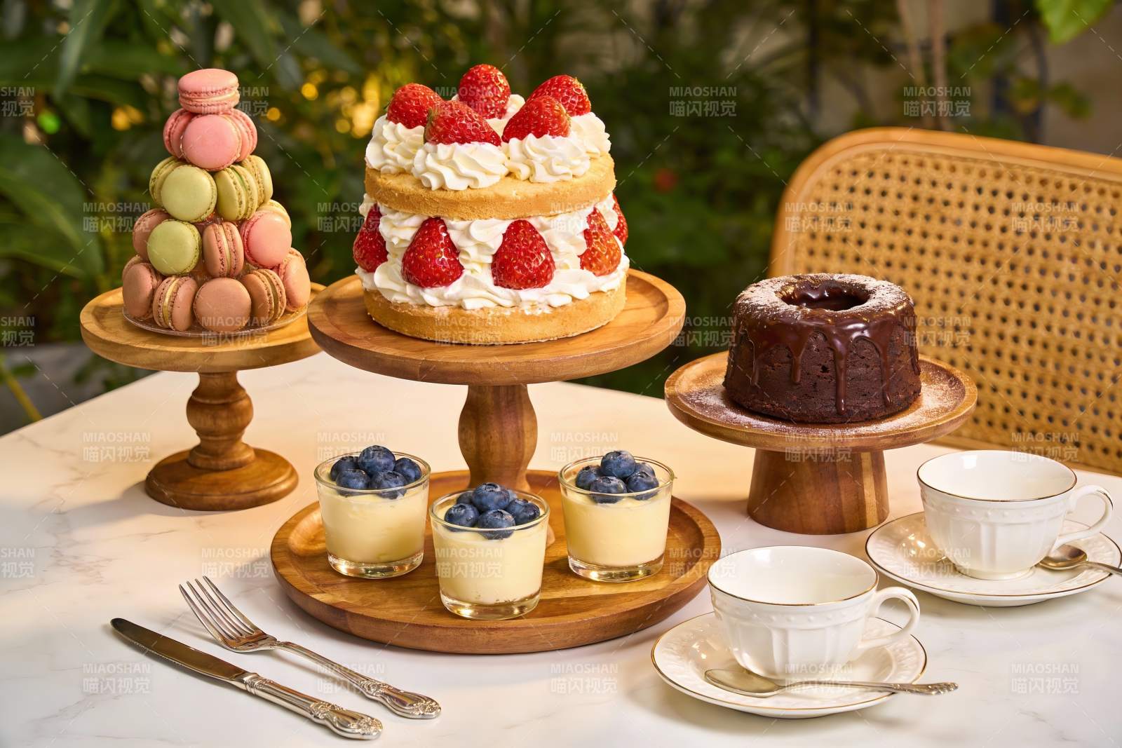 精致甜品台展示图片