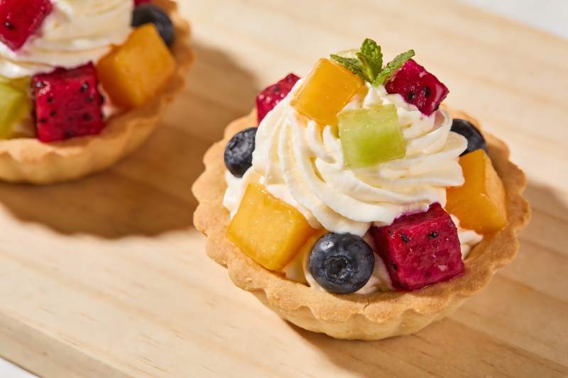 色彩缤纷水果挞图片