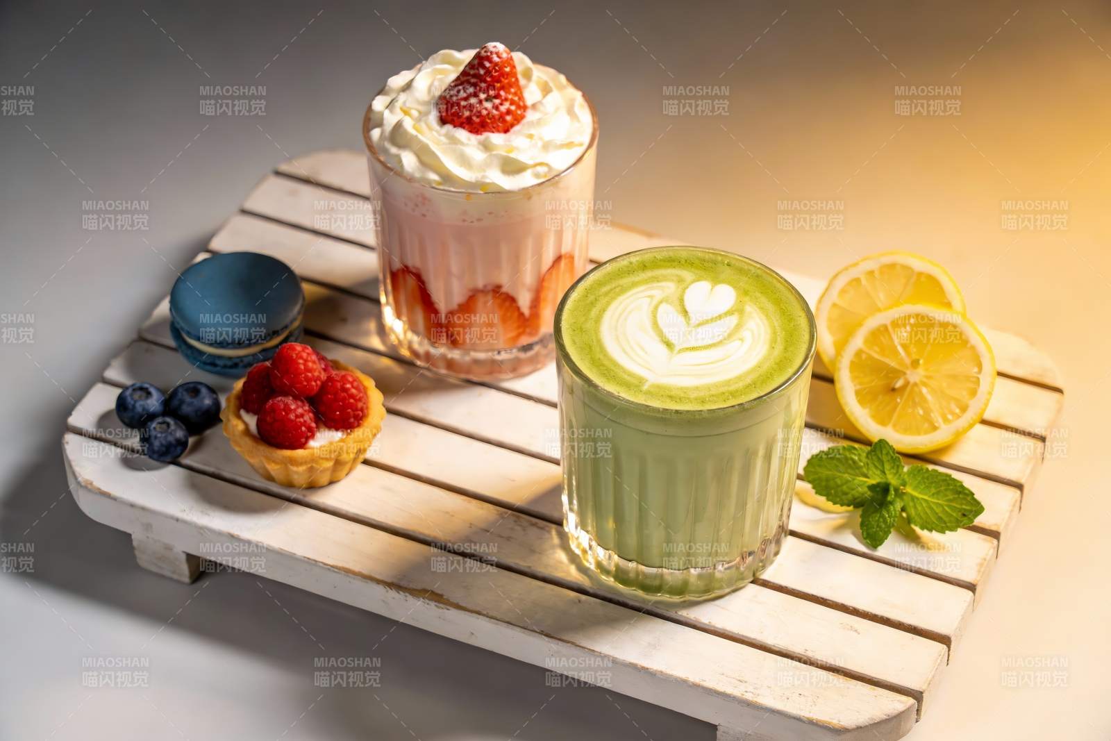 饮品甜点摆盘精美诱人图片