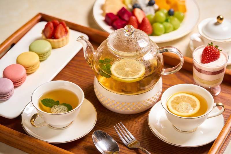 精致下午茶摆盘图片