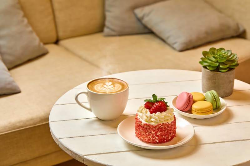 咖啡甜点下午茶时光图片