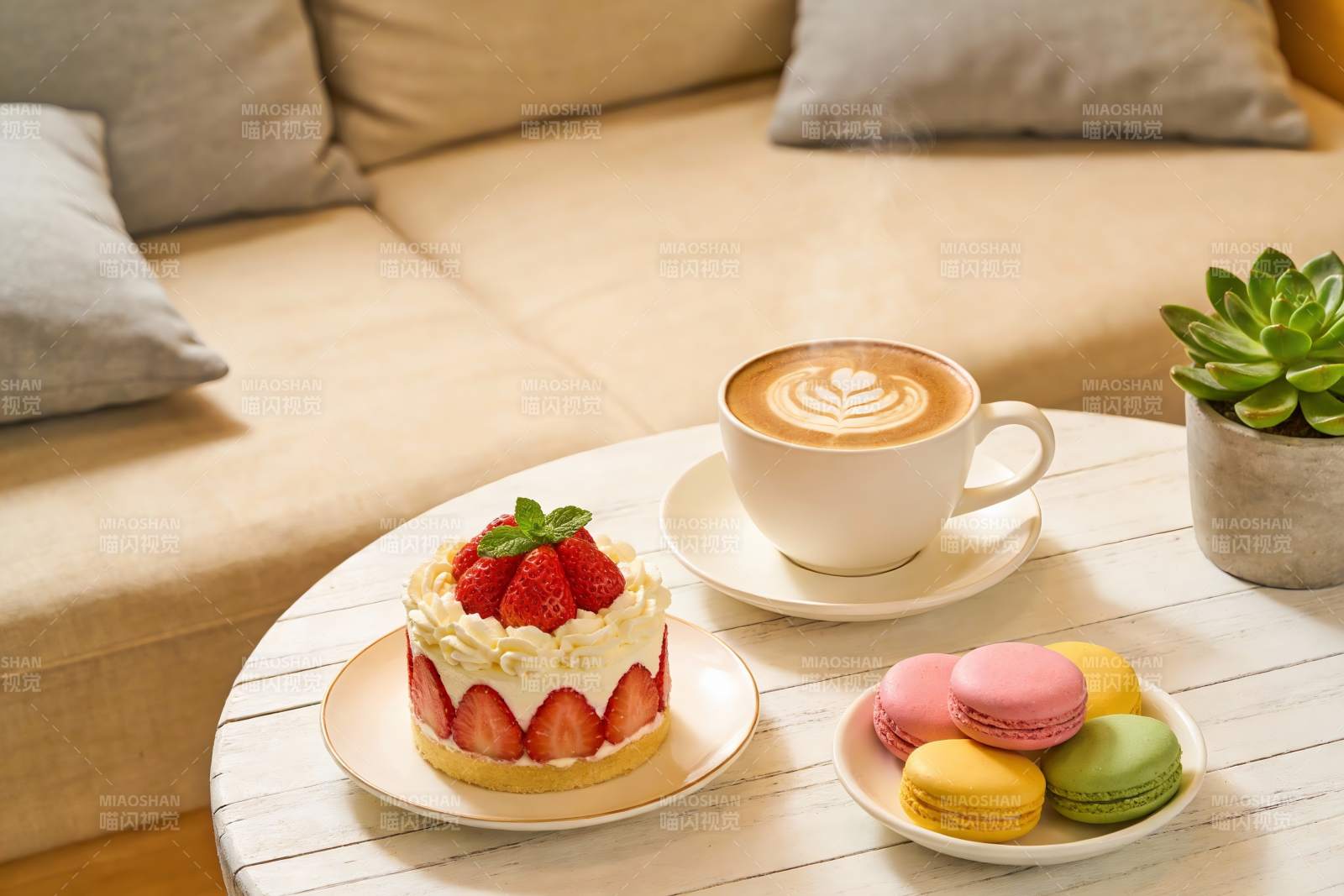咖啡甜点下午茶时光图片