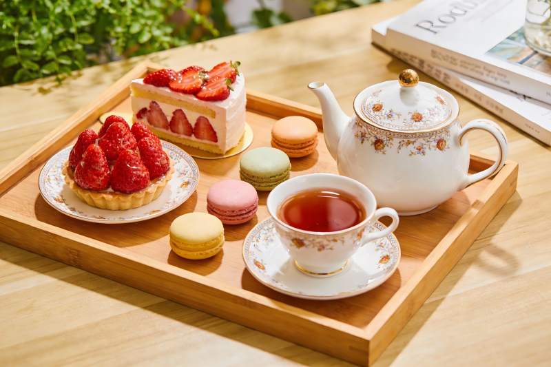 精致下午茶摆盘图片