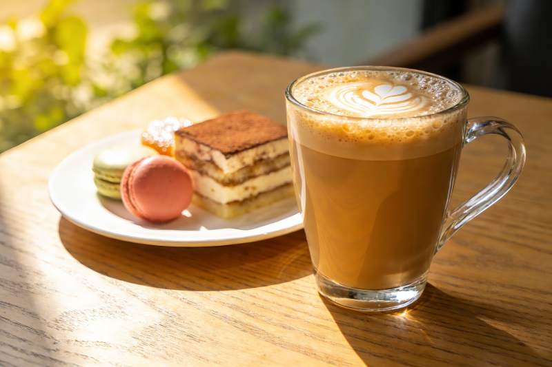 咖啡甜点午后时光图片