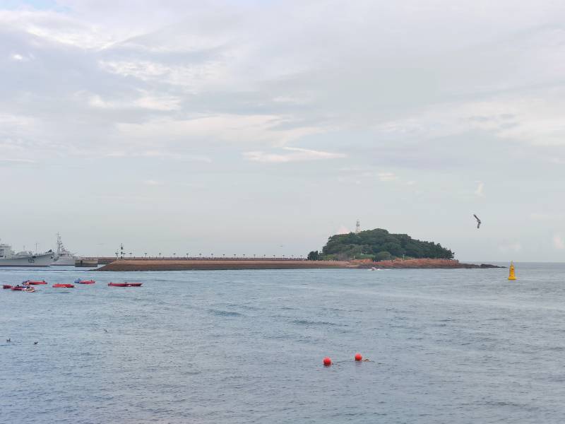 青岛海中孤岛静谧景点图片